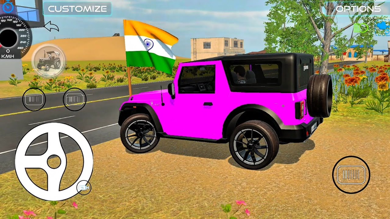 Modified Mahindra Thar 😈 Games: Indian Thar (Gadi Wala Games) Car Game – #2025 Radha Games