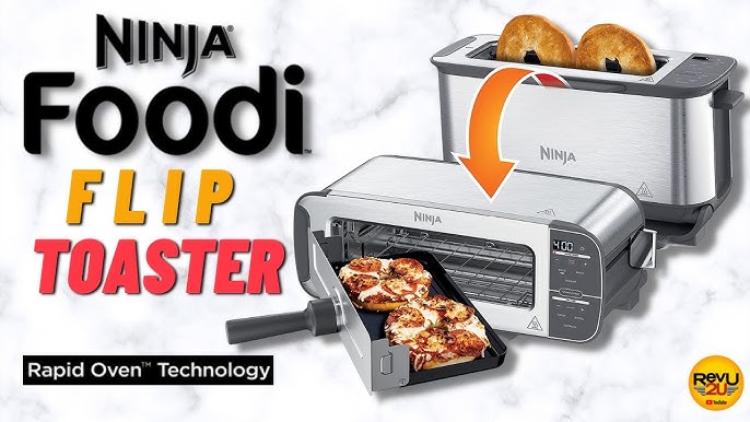 Ninja ST200UK Foodi 3-in-1 Toaster, Grill & Panini Press, Black