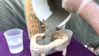 How to properly use pre-mix cement for concrete statuary.