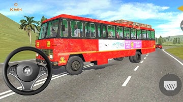 Indian Sleeper Bus Simulator | 3D Tata Bus Driving Game - Bus Wala Game - Android Gameplay |