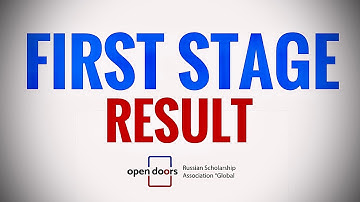 How to Register for Second Stage of Open Doors Scholarship 2026.|First Stage Result|.