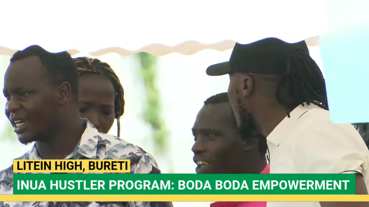 Live: Inua Hustler Program: Bodaboda Empowerment, Bureti Constituency ...