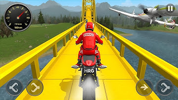 Mega Ramp Bike Racing 3D Games - Bike Stunt Games - Android Gameplay 