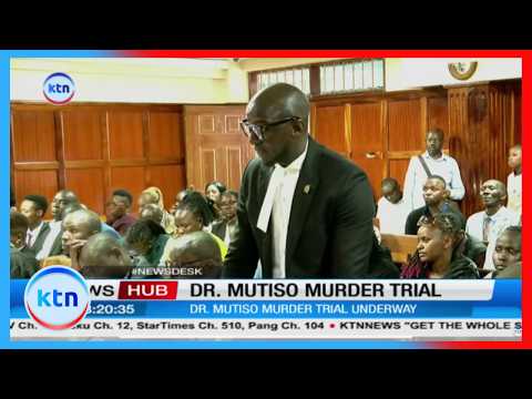 Police Constable Bett pleads not guilty for the murder of the Late Dr. Mutiso