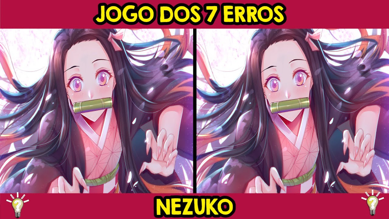 JOGO DOS 7 ERROS DE DEMON SLAYER - ENCONTRE OS 7 ERROS DE KIMETSU NO YAIBA  