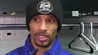 George Hill Postgame Interview Cavaliers Vs Celtics Feb 11 2017-18 Nba Season