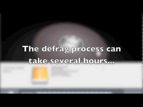 how to defrag an external hard drive on a mac