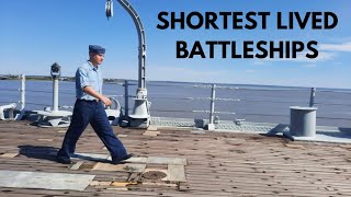 Which Battleships Had The Fewest Days in Service