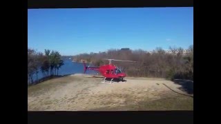 First Civilian Helicopter Landing by  The Fort Worth NAS/JRB