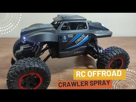 RC Mobil Offroad Asap Smoke Spray 4x4 - Unboxing & Riview Remote Control Offroad Crawler Spray 4WD