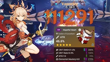 Who needs Pyro dmg goblet? C0 Yoimiya Fruina team  | 12-1-1