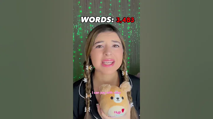 Everyone gets a certain amount of words each year that they use to pay for things… #shorts #sad