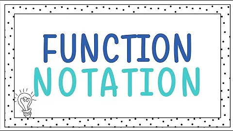 Function Notation Made Easy | How to Read and Use f(x)