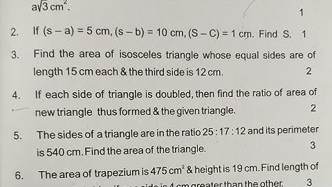 If Each Side Of Triangle Is Doubled Then Find The Ratio...