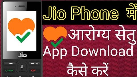 How to Install Aarogya Setu App in Jio Phone Download