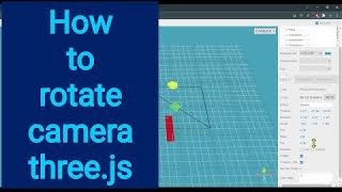 3c How to rotate camera three.js