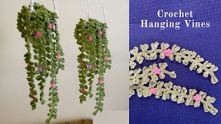 : Crochet Hanging Vines | Crochet Hanging Plant Tutorial