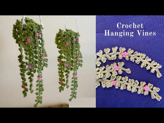 Crochet Hanging Vines  Crochet Hanging Plant Tutorial 