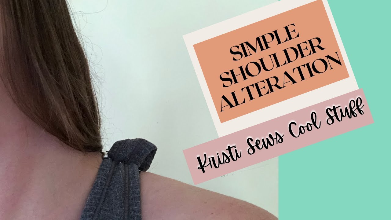 Basic Shoulder Shortening Alteration YouTube