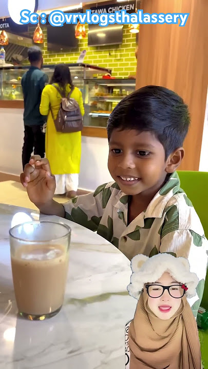 Semua kue dan kopi nya koq di ambil mama papa semua ⁉️dan endingnya 😬 @vrvlogsthalassery #shorts