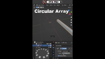 Blender Quick Tips ➦ Circular Array Modifier Rotate .