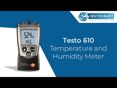 Testo 610 Temperature and Humidity Meter