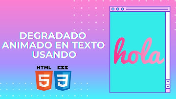 Degradado animado en texto usando Css - Consejos y trucos Html y Css - efectos de animación Html Css