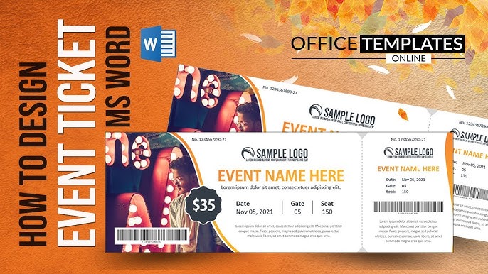 Ticket in Publisher - 26+ Examples, Format, Sample