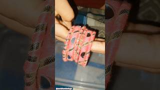 Bangles ❤️🔥 recycling old Bangles 👈🏻🪩#bangles #recycling #oldbanglesreuse #handwork #viral #like