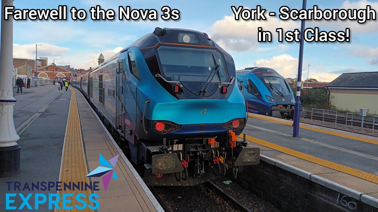TransPennine Express Nova 3 First Class Review - York to Scarborough (09/11/23)