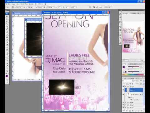 how to make your own flyer with photoshop cs3 youtube how to make a flyer in photoshop cs3