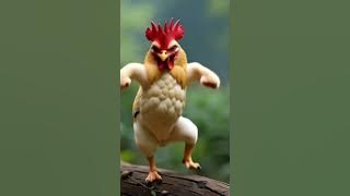 ayam berjoget joget lucu #cat #funny #shotrs #ayamberkokok