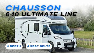 2026 Chausson 640 Ultimate Line | 4 Berth | Drop-Down Bed | Front Lounge | End Washroom | Garage