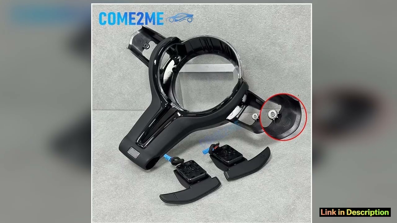 Upgraded leather steering wheel cover shift paddles suitable for BMWs new 2345 series X3X4X5X6 modi