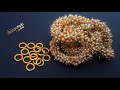 3 Beautiful Party Wear Earrings Making At Home | Pearl Earrings | uppunutihome