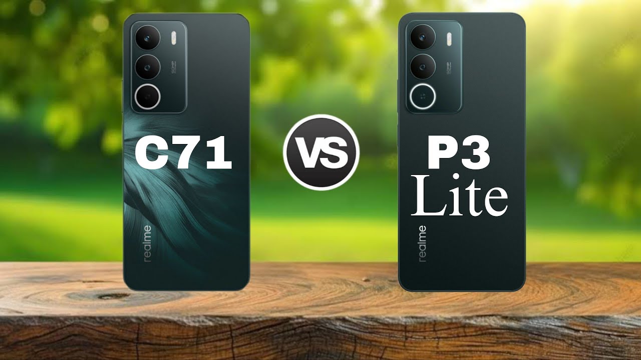 Realme C71 vs Realme P3 Lite
