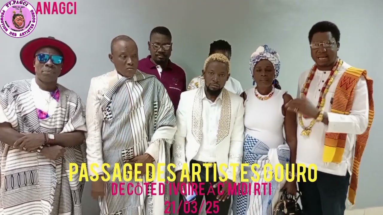 Tv PAGCI promotion des artistes gouro de Côte d'Ivoire