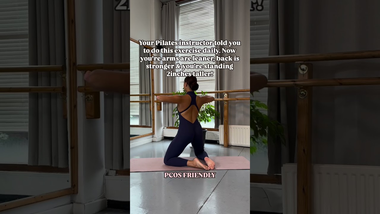 Watch Why Pilates Gives You Better Posture & Lean, Toned Arms! on YouTube Watch Why Pilates Gives You Better Posture & Lean, Toned Arms! on YouTube
