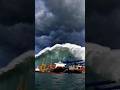 🌊 Colossal Tsunami Destroys Cargo Port | Epic Ocean Power ⚡ #shorts