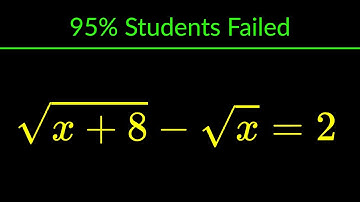 Russia | A Nice Square Root Algebra Problem | Math Olympiad