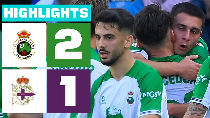 REAL RACING CLUB 2 - 1 RC DEPORTIVO I HIGHLIGHTS LALIGA HYPERMOTION