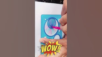 Wonderful Spirograph #shorts #satisfying #art #diy #relaxing #craft #toys