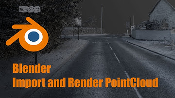 Blender - Import and render a pointcloud