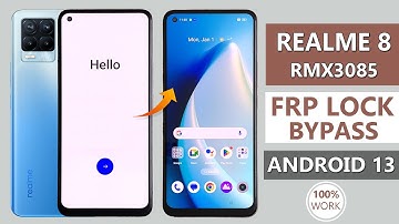 Realme 8 FRP Bypass Android 13 Without Pc✅ Realme 8 Google Account Bypass✅ Realme RMX3085 FRP Unlock