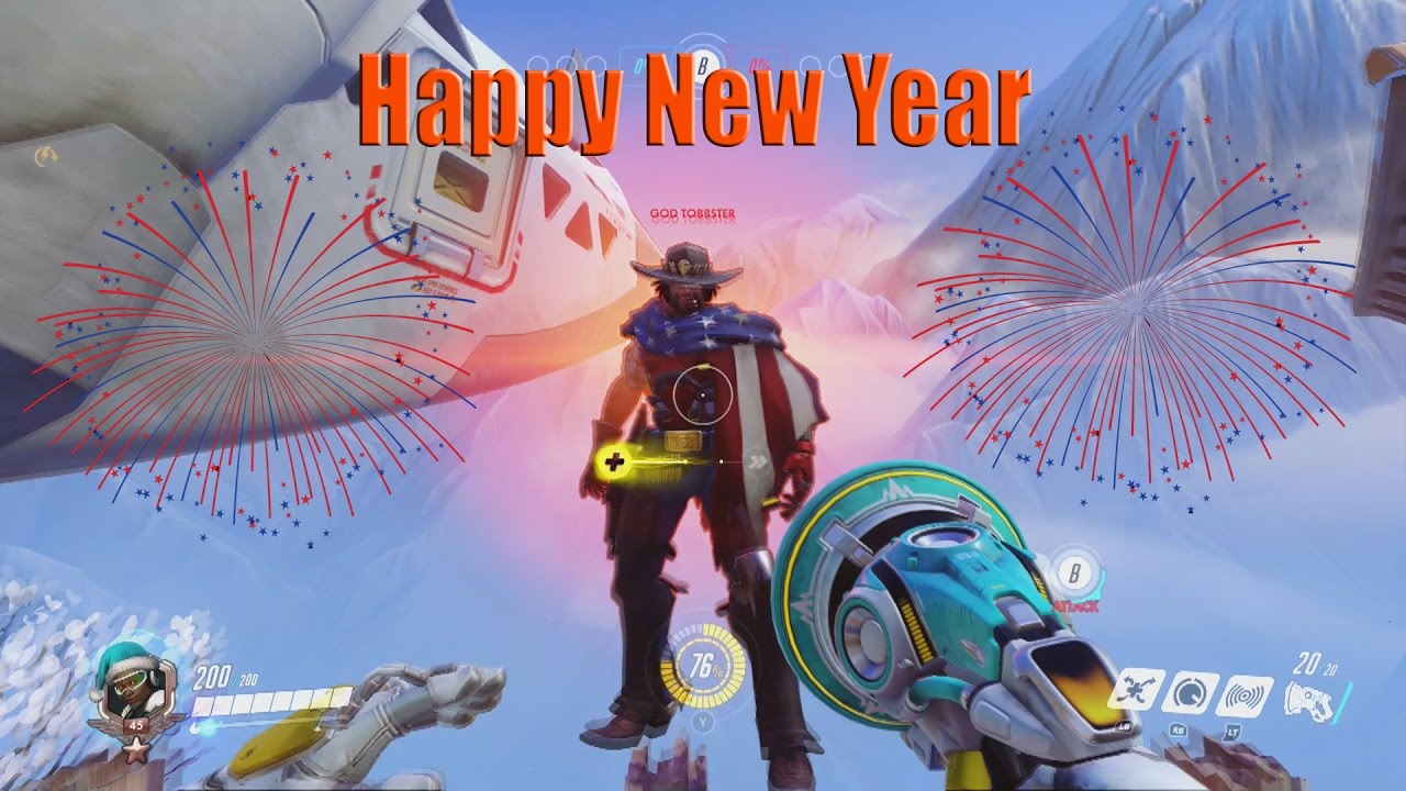 Overwatch Happy New year (Funny Moments) 