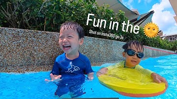 I love my Insta 360 go 3s ! Fun in the sun with the boys.