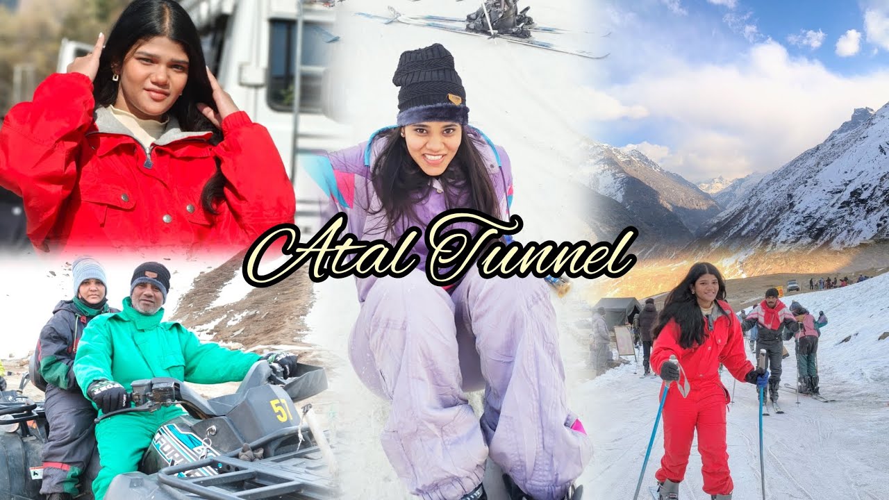 Day~3 Atal Tunnel🏔️ #vlog #travel #fun #explore