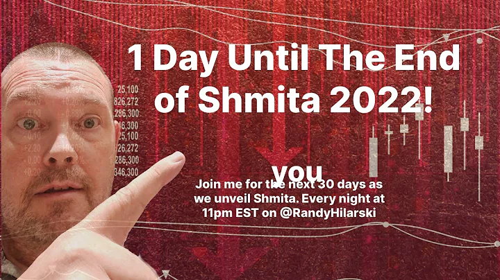 1 Day Until to The End of Shmita 2022.