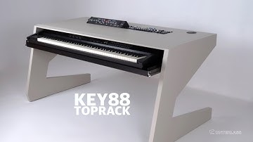 NEW! UNTERLASS KEY88 TOPRACK – The Ultimate Studio Desk for Professionals