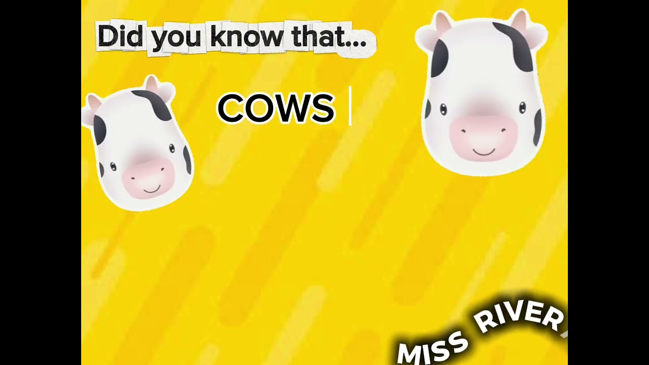 Science Fun Fact about Cows